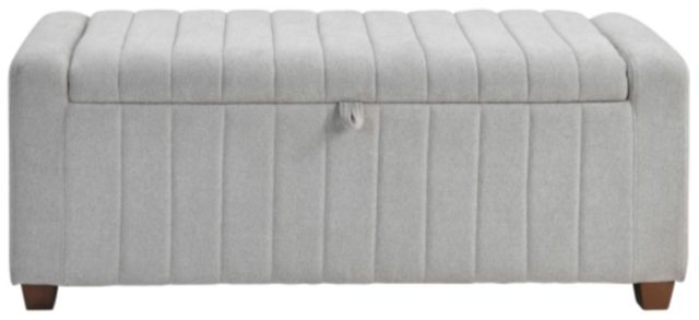 Homelegance® Derby Gray Storage Bench-2