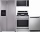 LG 4 Piece PrintProof™ Stainless Steel Gas Kitchen Package-0