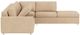 EQ3 Customizable Reva 3-Piece Leather Right-Arm Facing Sofa Sectional and Backless Chaise with Narrow Arm-2