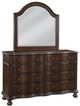 American Woodcrafters Rodanthe Cherry Brunette Mirror-2