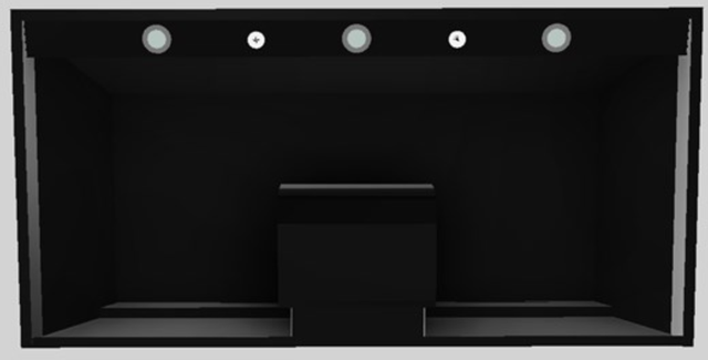 Vent-A-Hood® Designer Series 48" Black Wall Mounted Range Hood-1