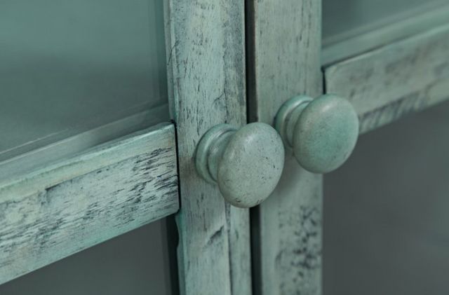 Jofran Inc. Rustic Shores Surfside Blue 2-Door Accent Cabinet-5