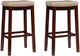 Linon Claridge 2-Piece Jute/Wenge Bar Stool Set-0