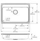 Elkay Lustertone® Classic Lustrous Satin Stainless Steel 31" x 22" x 6" 2-Hole Single Bowl Drop-in ADA Sink with Quick-clip-1