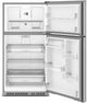 Maytag® 33" 21 Cu. Ft. Fingerprint Resistant Stainless Finish Top Freezer Refrigerator with Garage Mode-1