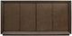 YHD Edwards Dark Brown Leather Cabinet-2