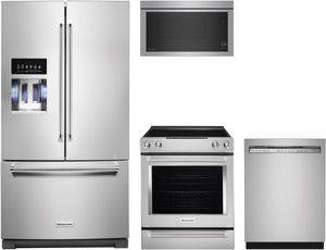 KitchenAid® 4 Piece Stainless Steel Kitchen Package