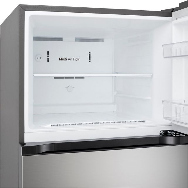 LG 28 in. 17.5 Cu. Ft. PrintProof® Stainless Steel Top Freezer Refrigerator-9