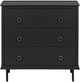Moe's Home Collection Reagan Black 3-Drawer Nightstand-2