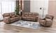Mazin Furniture Easton Brown Upholstered Rocker Recliner-4