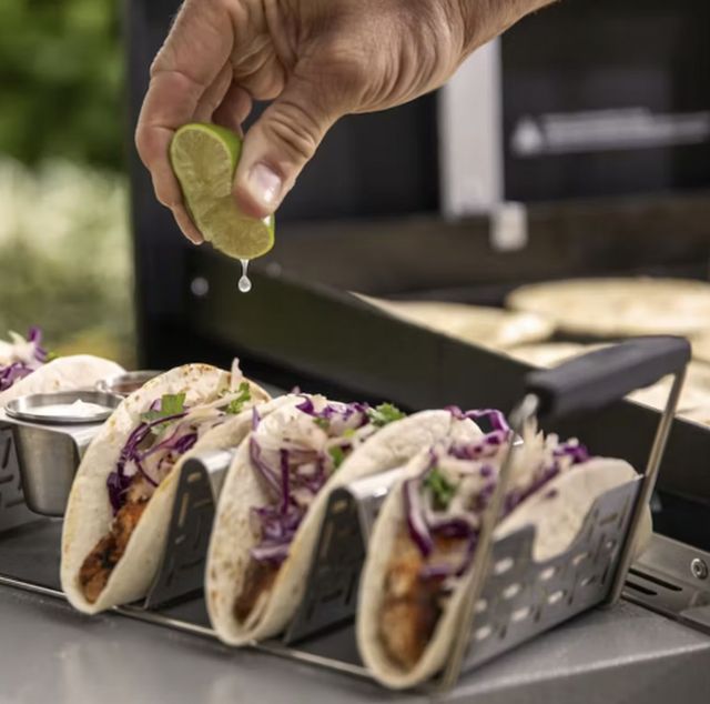 Weber® Stainless Steel Taco Rack-2