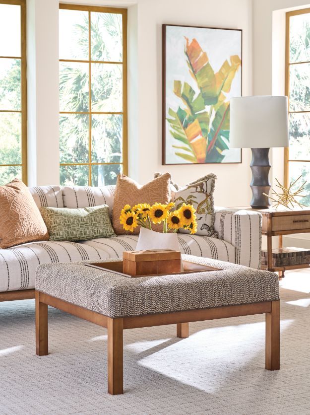 Lexington Home Customizable Crandon Park Ottoman-1