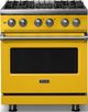 Viking® 5 Series 30" Daffodil Pro Style Dual Fuel (NG) Range with Polished Chrome Trim-0
