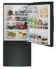 GE® GDE21EGKBB Series 21.0 Cu. Ft. Black Bottom Freezer Refrigerator-2