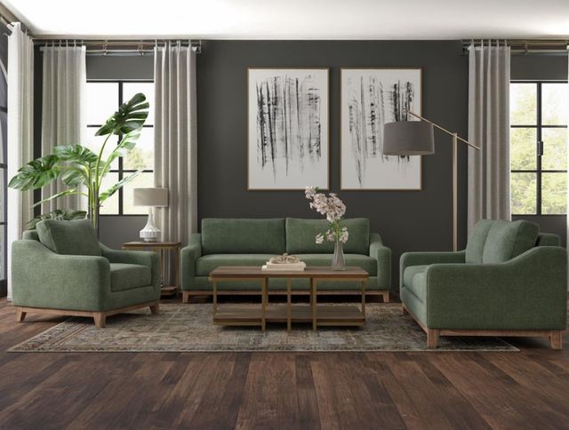 International Furniture Direct Olivo Olive Loveseat-1