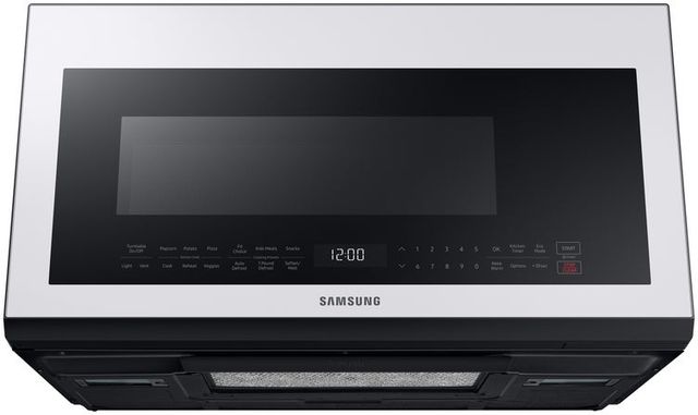 Samsung Bespoke 2.1 Cu. Ft. White Glass Over The Range Microwave-3
