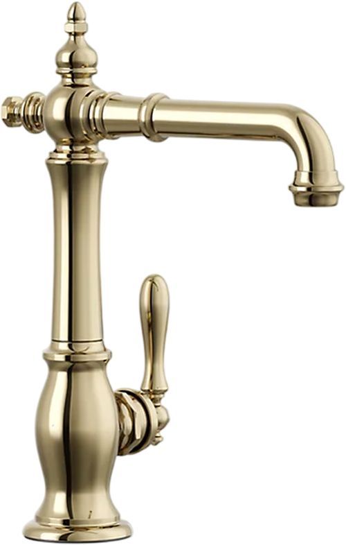 KOHLER® Artifacts® Vibrant French Gold Single-Handle Bar Sink Faucet-0