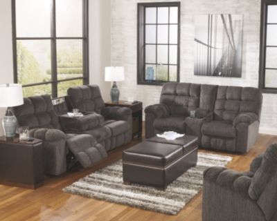 Signature Design by Ashley® Acieona Slate Reclining Sofa-3