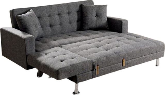 Milton Greens Stars 2-Piece Gray Reversible Sectional Sofa Bed-0