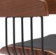 Armen Living Athena Black/Walnut Swivel Bar Stool-3