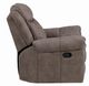 Homelegance® Aram Brown Manual Double Reclining Sofa-4