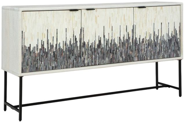 Signature Design by Ashley® Freyton Gray/White Accent Cabinet-0