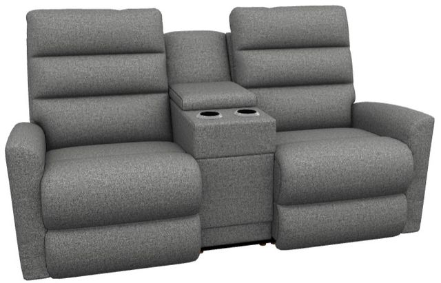La-Z-Boy® Liam Granite Power Wall Reclining Loveseat with Console and Headrest-0