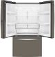 GE® 36" 23.1 Cu. Ft. Fingerprint Resistant Slate Counter Depth French Door Refrigerator-1
