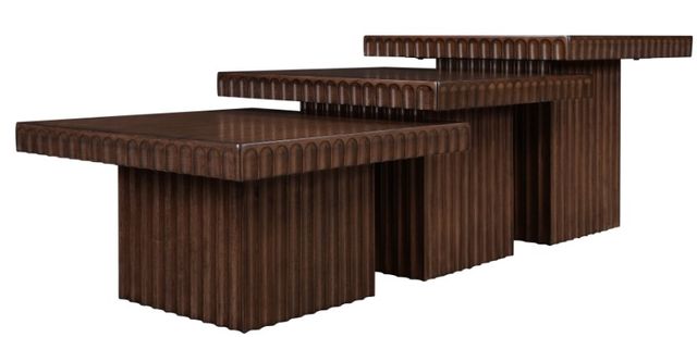 Meridian Furniture Spencer 3-Piece Brown Occasional Table Set-2