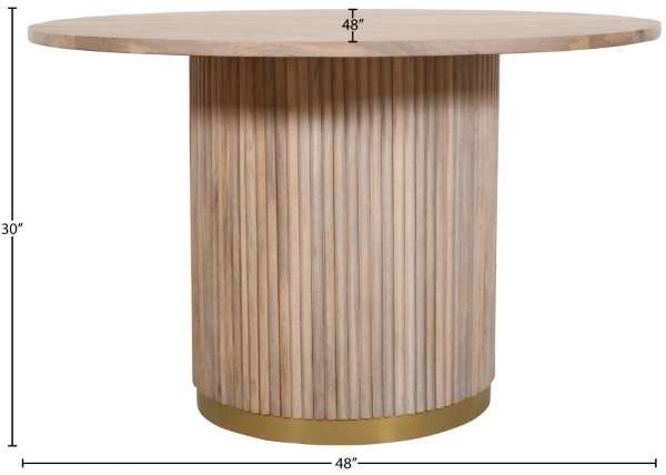 Meridian Furniture Oakhill Natural Dining Table-2