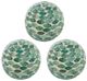 A & B Home 3-Piece Green Decorative Spheres Set-0