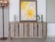 International Furniture Direct Tiza Blue/Brown Console-1