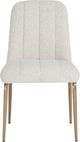 Modus Furniture Sunrise Apollo Ricotta/Brushed Bronze Upholstered Dining Chair-2