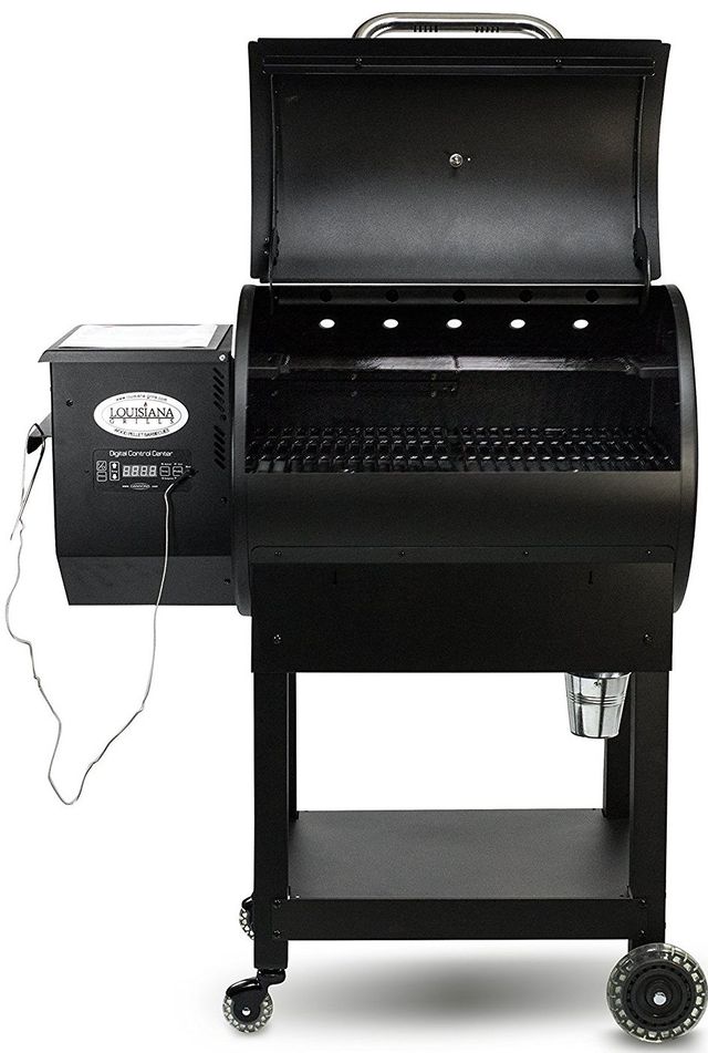 Louisiana Grills LG Series 39" Black Freestanding Wood Pellets Grill-1