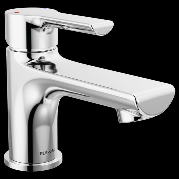Peerless Flute™ Chrome Single Top Handle Spout Lavatory Faucet-0