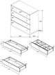 Coaster® Winslow 5-Piece Coffee Bean/Smokey Walnut King Panel Bedroom Set-5