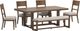 Signature Design by Ashley® Cabalynn 6-Piece Light Brown Dining Table Set-0