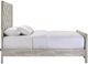 Elements International Ellen Ash White King Panel Bed-2