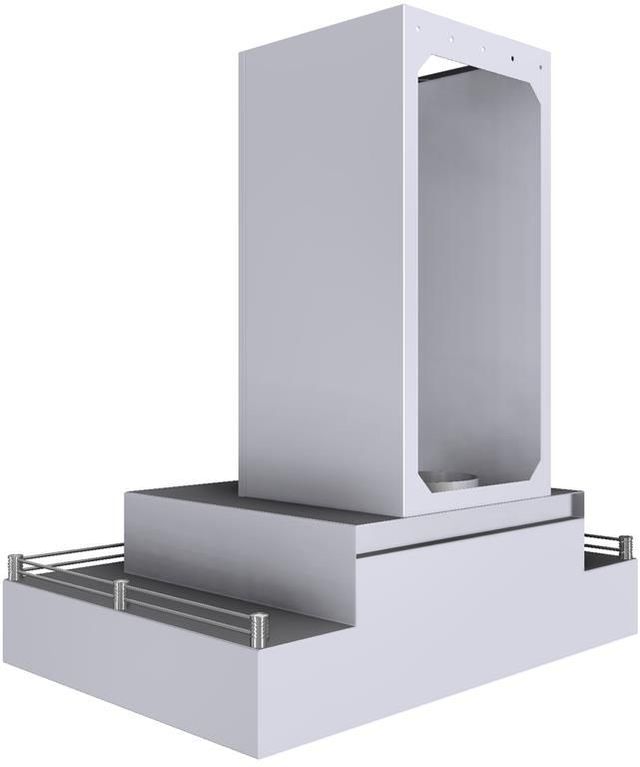 Vent-A-Hood® 30" White Contemporary Wall Mount Range Hood-2
