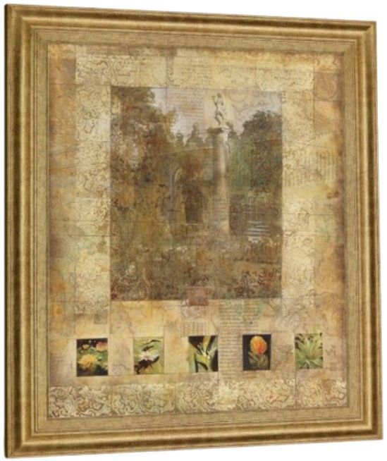 Classy Living Golden Garden Relics Wall Art-2