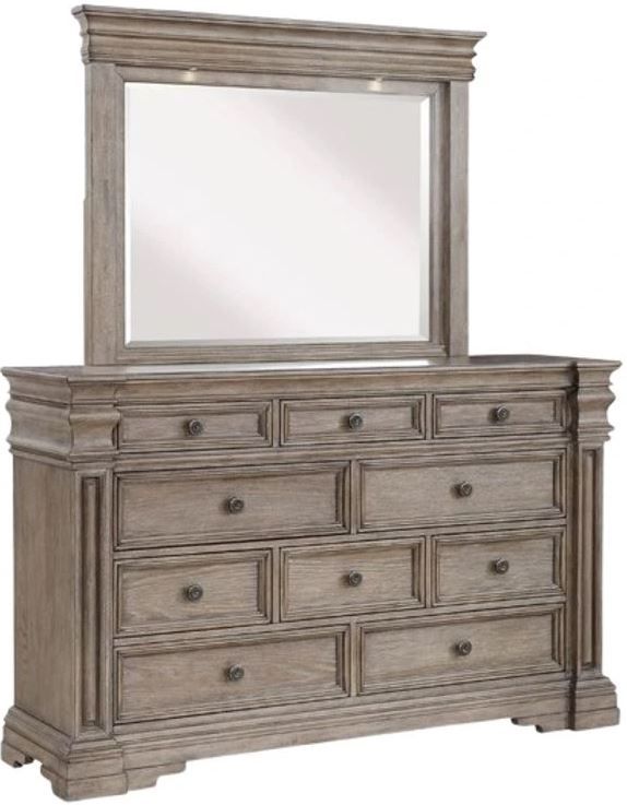 Signature Design by Ashley® Blairhurst Light Grayish Brown Dresser and Mirror-0