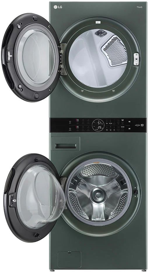 LG Nature Green Electric WashTower™, 4.5 Cu. Ft. Washer, 7.4 Cu. Ft. Dryer with Center Control™-2