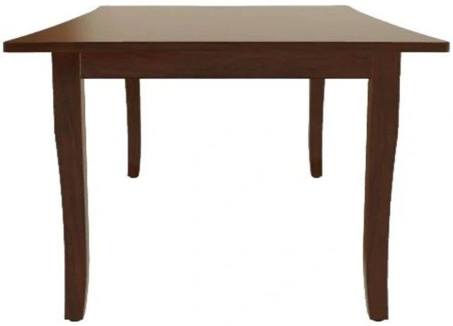 Mavin Customizable 42" x 60" Concave Extendable Dining Table with 12" Leaf-2