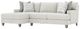 Bernhardt Mila Bernhardt Living 2-Piece White Left-Arm Facing Sectional-2