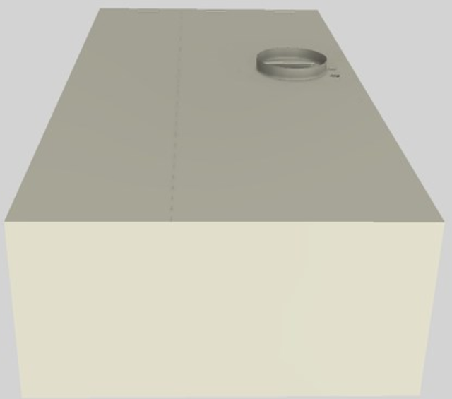 Vent-A-Hood® 48" Biscuit Wall Mounted Range Hood-1