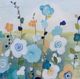 StyleCraft Forefront Flowers Blue/Light Green/Light Orange/White Wall Art-1