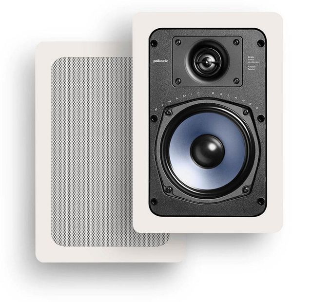 Polk Audio® RCi Series 5.25" Matte White In-Wall Speaker-0