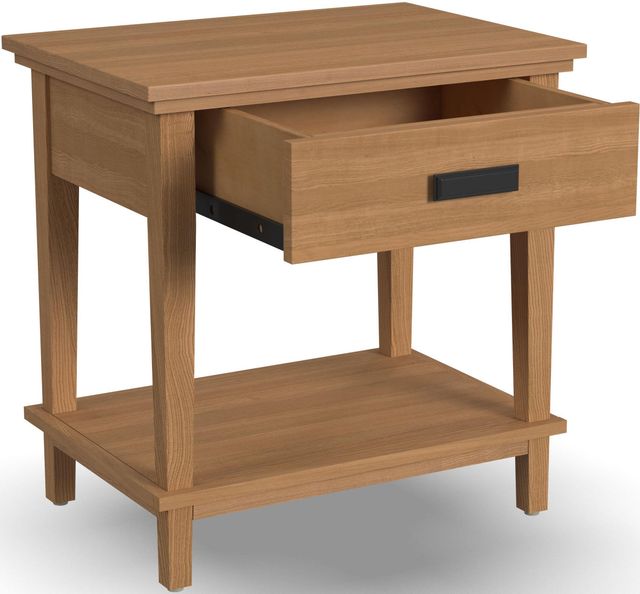 homestyles® Oak Park Brown Open Nightstand-2