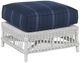 Century® Customizable Thomas O'Brien Mainland Wicker Chalk White Hularo Outdoor Ottoman-0