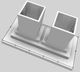 Vent-A-Hood® 60" White Contemporary Island Range Hood-4